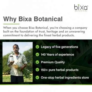Bixa Senna Leaf Powder - Natural Herbal Laxative for Regularity