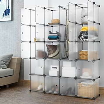 Versatile LANGRIA 20 Cubby Cube Organizer for Stylish Storage