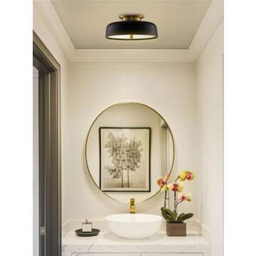 Kira Home Gianna 12" Closet Ceiling Light Fixture