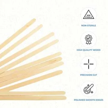 ForPro Premium Wood Applicators for Waxing - 500 Count