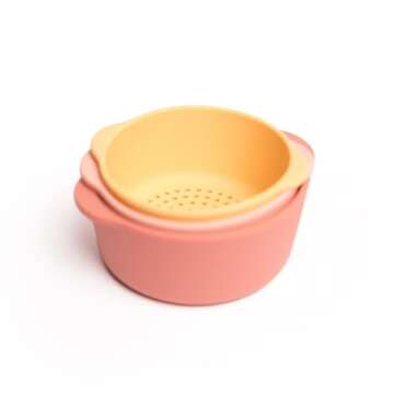 Inspire My Play - 3 x Nesting Bowls and Sieve - Perfect for Sensory PlayTray - Sensory Bin Accessori...