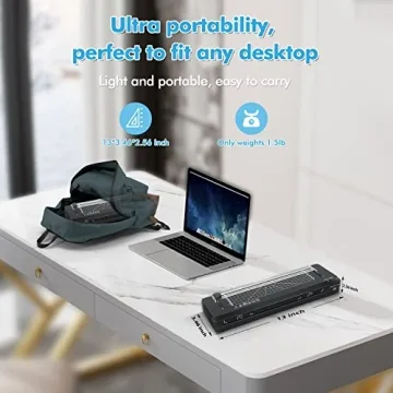 Raycial A3 Laminator Fast Warm-Up 5 in 1 Set with 50 Pouches