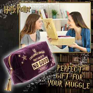 Harry Potter Makeup Bag, Elegant Cosmetic Bag, Suitable as Makeup Organizer, Toiletry Bag, or Travel...
