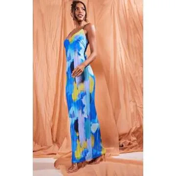 Elegant VECVOC Cowl Neck Maxi Dress for Weddings and Summer Events