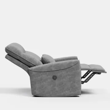 MECHYIN Modern Power Recliner Chair with Charging Ports