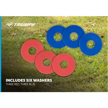 Triumph Sports 2-in-1 Bag Toss and Washer Toss Combo