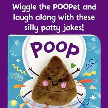 Poop! Funny Puppet Board Book for Potty Training