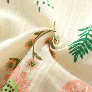 YOUNGER TREE Kimono Newborn Cotton Yarn Robe Infant Baby Japanese Pajamas Romper Easter Bunny Clothes (0-3 Months, Bear)