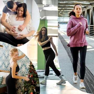 SOLBOME Leggings for Women, No See Through High Waisted Workout Black Yoga Leggings for Women XXL