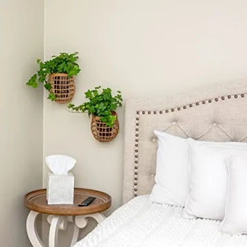 HyakuOku Handwoven Rattan Onion Basket - Pack of 2