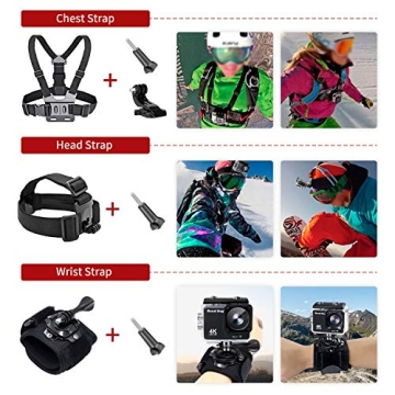 MOUNTDOG Action Camera Accessories Kit for GoPro & Yi