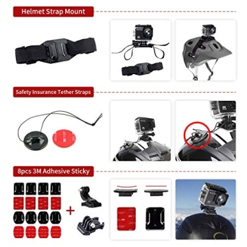 MOUNTDOG Action Camera Accessories Kit for GoPro & Yi