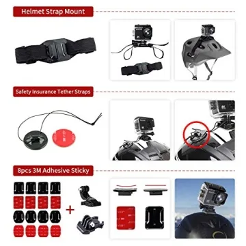 MOUNTDOG Action Camera Accessories Kit for GoPro & Yi