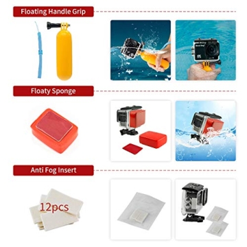 MOUNTDOG Action Camera Accessories Kit for GoPro & Yi