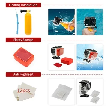 MOUNTDOG Action Camera Accessories Kit for GoPro & Yi