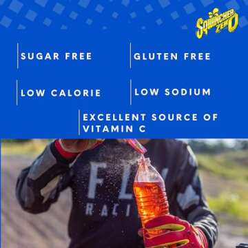 Sqwincher Zero Qwik Stik, Sugar Free, Low Calorie, Low Sodium Electrolyte Powder Hydration Drink Mix, Strawberry Lemonade, .11 0z Packet (Pack of 50)