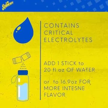 Sqwincher Zero Qwik Stik, Sugar Free, Low Calorie, Low Sodium Electrolyte Powder Hydration Drink Mix, Strawberry Lemonade, .11 0z Packet (Pack of 50)