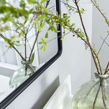 TEHOME 40x30 Pivot Bathroom Mirror - Durable & Stylish