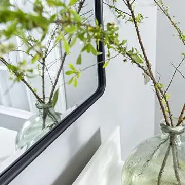 TEHOME 40x30 Pivot Bathroom Mirror - Durable & Stylish