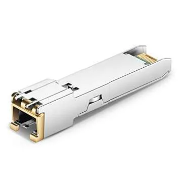 QINIYEK 2Pack 10/100/1000BASE-T RJ45 Copper SFP Ethernet Module, Gigabit SFP to RJ45 Mini-GBIC Transceiver for Cisco GLC-T/SFP-GE-T/GLC-TA, Mikrotik SRJ01, Netgear, Supermicro, up to 100m