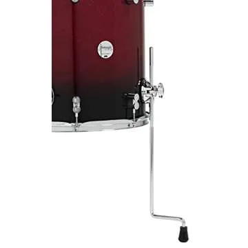 PDP By DW 7-Piece Concept Maple Shell Pack with Chrome Hardware Red to Black Fade