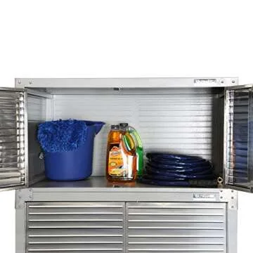 UltraHD Heavy Duty 2-Door Lockable Storage Cabinet