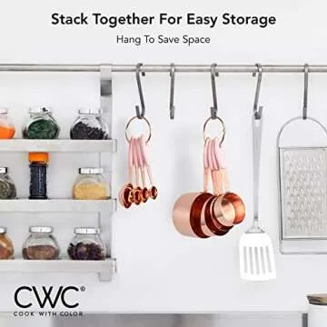 Stylish COOK WITH COLOR Measuring Cups Set | 8 PC