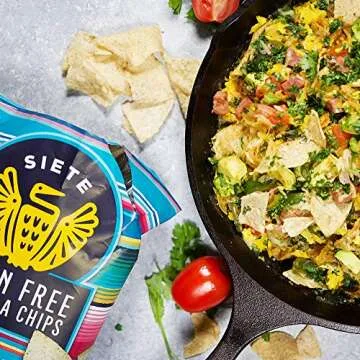 SIETE FAMILY FOODS Grain Free Sea Salt Tortilla Chips 6 Count, 6 OZ