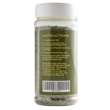 Dairy Free Ranch Mix by Farrell Specialty Foods – Dairy, Egg, Soy, Nut, Sugar, Sodium / & Salt Fre...