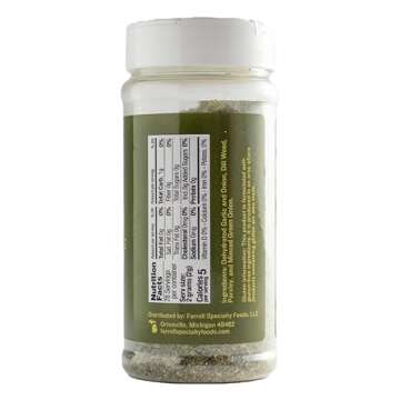 Dairy Free Ranch Mix by Farrell Specialty Foods – Dairy, Egg, Soy, Nut, Sugar, Sodium / & Salt Free – Delicious Salad Dressing, Vegetable Dip & Seasoning. (Vegan, No Sodium. 5.5 oz jar (156 g))