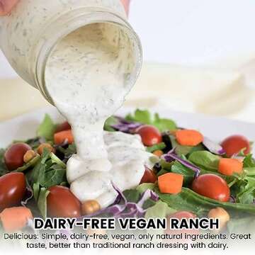Dairy Free Ranch Mix by Farrell Specialty Foods – Dairy, Egg, Soy, Nut, Sugar, Sodium / & Salt Free – Delicious Salad Dressing, Vegetable Dip & Seasoning. (Vegan, No Sodium. 5.5 oz jar (156 g))