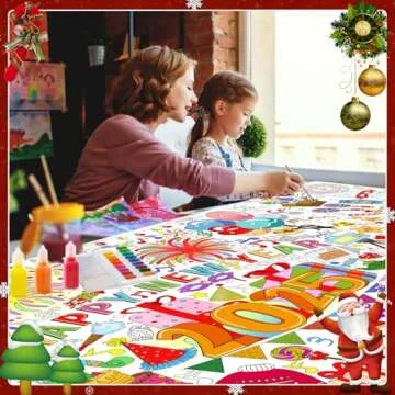 DDMY 2025 New Year Giant Coloring Poster for Kids
