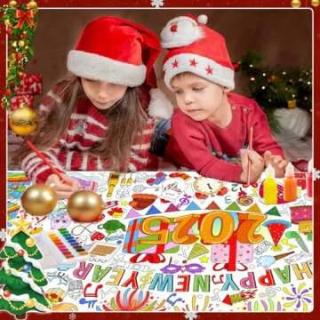 DDMY 2025 New Year Giant Coloring Poster for Kids