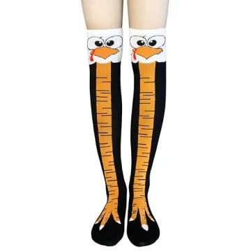 nhnsbdfc Thanksgiving Socks for Women Men Funny Chicken Leg Socks Novelty Crazy turkey Chicken Feet ...