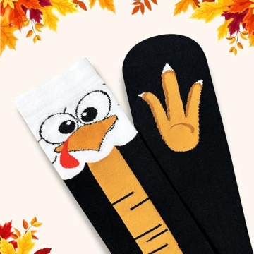 Fun Chicken Leg Socks for Thanksgiving and Holiday Cheer