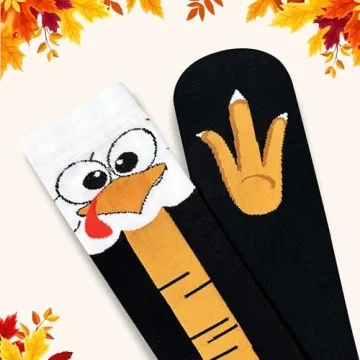 Fun Chicken Leg Socks for Thanksgiving and Holiday Cheer