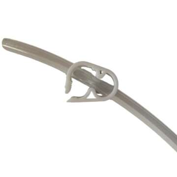 MycologyLids 6 Pack Plastic Tubing Clamps Adjustable 1/4"" - 1/2"", Tube Clamp, Laboratory Pinch Val...