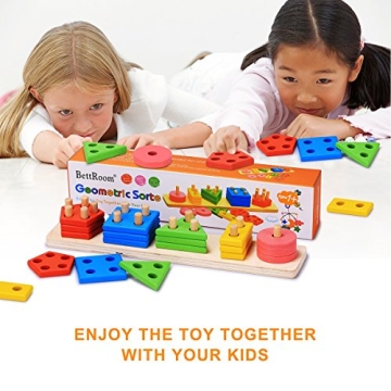 BettRoom Wooden Educational Toys for Toddlers