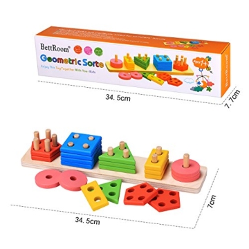 BettRoom Wooden Educational Toys for Toddlers