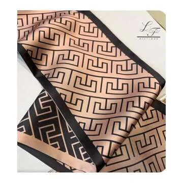 Hioyiwse Head Scarf Hair Neck Scarves For Women Purse Bag Scarfs For Handbags Silky Long Thin Satin Headscarf Fashion Lightweight 59 * 5.9inch B3