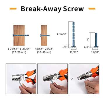 Asidrama 10 Pack 1-1/4 inch Brushed Brass Kitchen Cabinet Knobs Gold Dresser Knobs Drawer Knobs Cabinet Hardware Zinc Knobs for Dresser Drawers