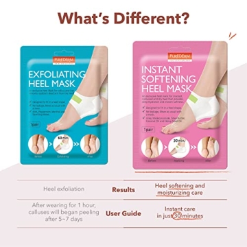 Purederm Instant Softening Heel Mask for Hydration