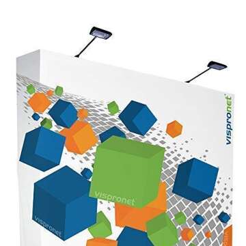 Vispronet Trade Show Lights – 150w Halogen Spot Lights with Bulbs & Adapters for Trade Show Booth ...