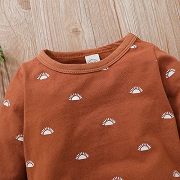 Noubeau Toddler Baby Fall Waffle Knit Outfit for Infants