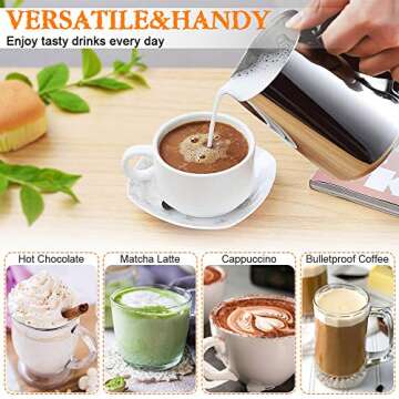 Milk Frother Handheld - Electric Whisk for Coffee Lovers