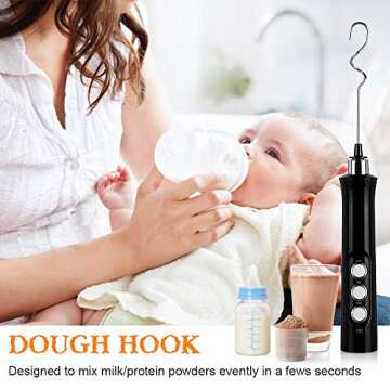 Milk Frother Handheld - Electric Whisk for Coffee Lovers