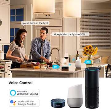 Smart WiFi LED Bulb with RGB and White Color Changing