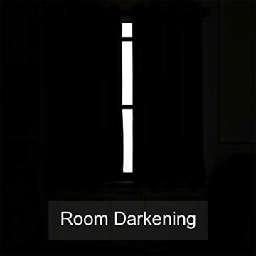 LA PALMA Thermal Blackout Curtains Grommet Drapes Pack of 2