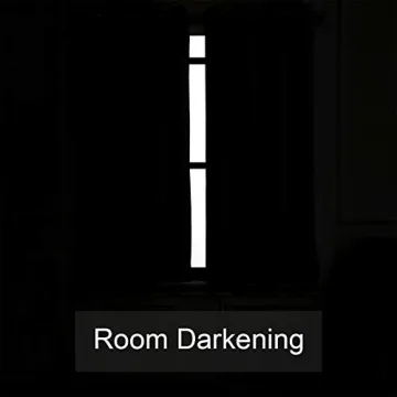 LA PALMA Thermal Blackout Curtains Grommet Drapes Pack of 2