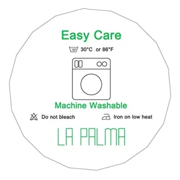 LA PALMA Thermal Blackout Curtains Grommet Drapes Pack of 2